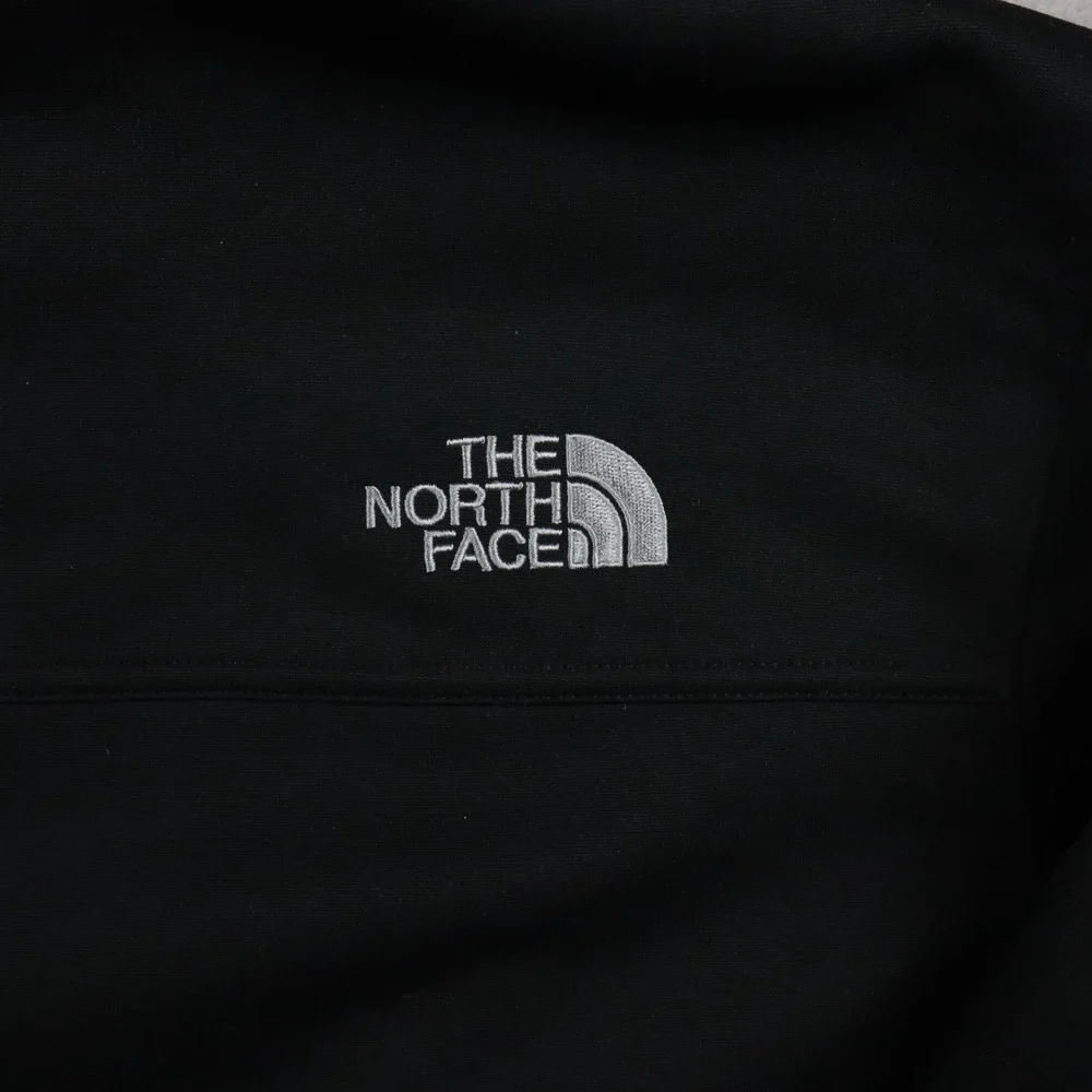 The North Face Jacket Mens Large Full Zip Mock Neck Activewear Black Long Sleeve